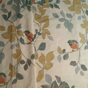 Pottery Barn Organic Sadie pillowsham set bird on twigs